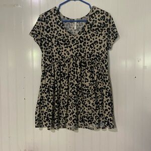 Cheetah print top